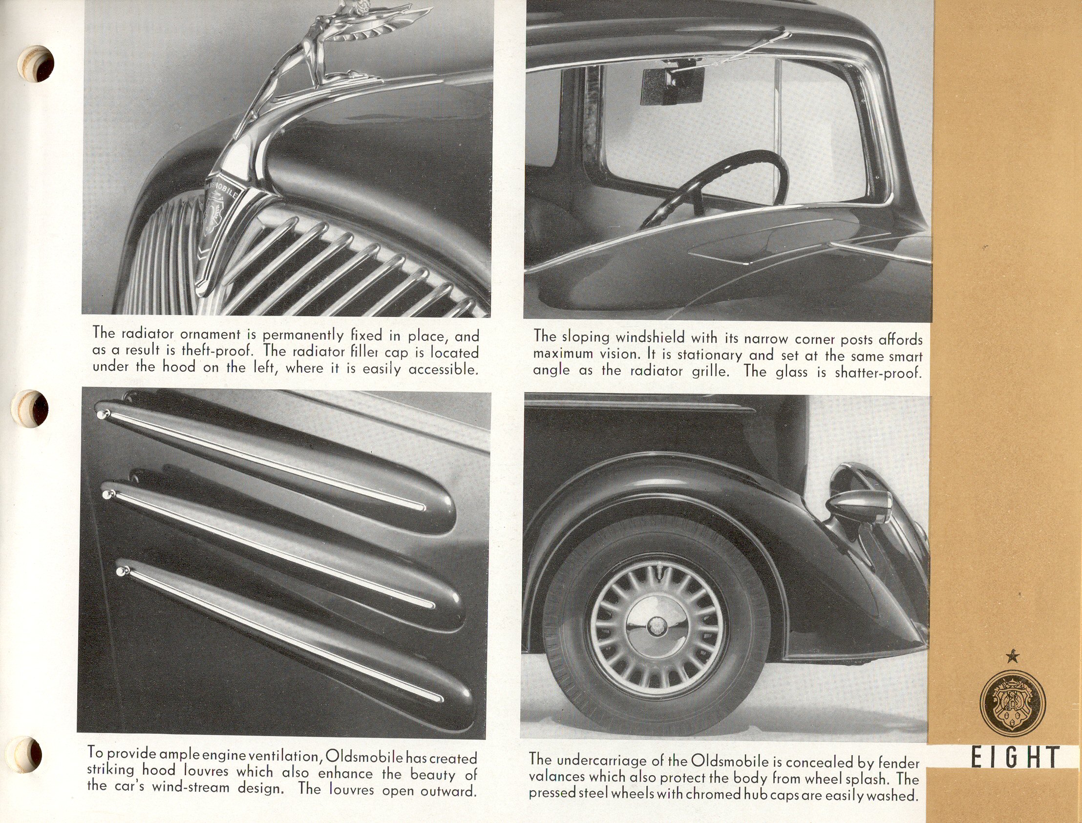 1933 Oldsmobile Motor Cars Booklet Page 58